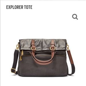 Fossil Explorer Tote crossbody